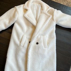 White teddy jacket